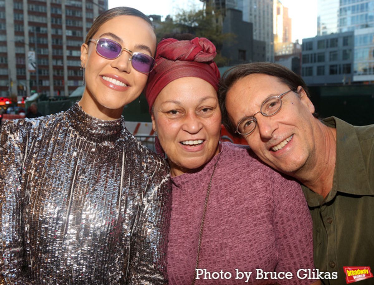 Solea Pfeiffer, mom Rachel Chapman and dad James Pfeiffer  at 