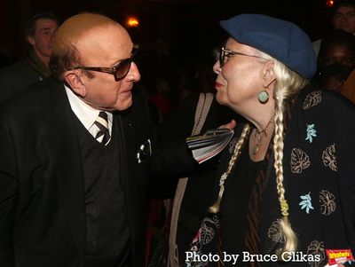 Clive Davis and Joni Mitchell Photo