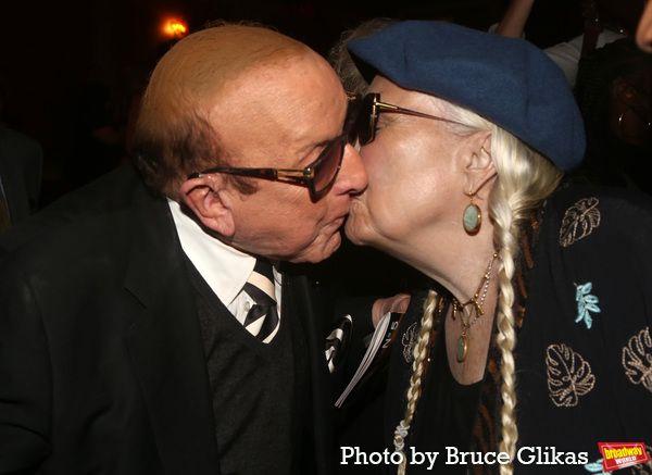 Clive Davis and Joni Mitchell Photo