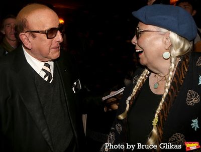 Clive Davis and Joni Mitchell Photo