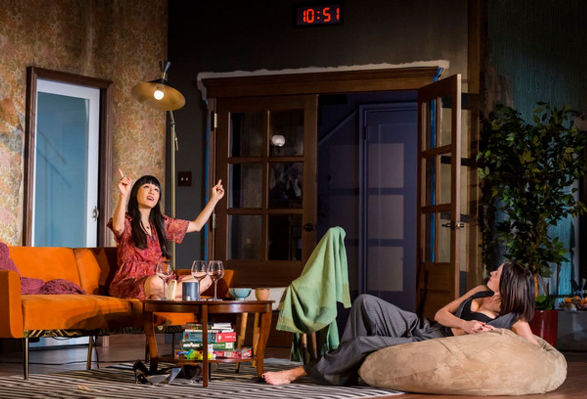 L-R: Constance Wu and Anna Camp at 