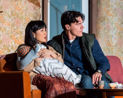Constance Wu and Finn Wittrock Photo