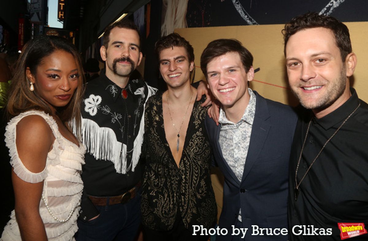 Jana Djenne Jackson, Matt Bittner, Daniel Sovich, Andrew Poston and Van Hughes at 