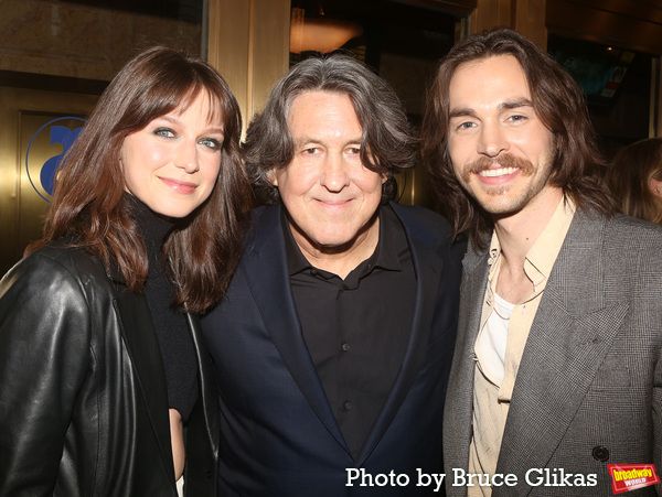 Melissa Benoist, Cameron Crowe and Chris Wood Photo