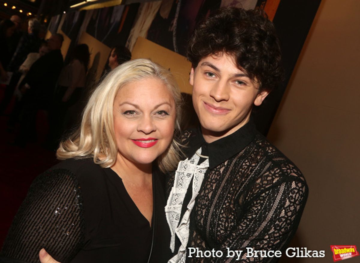 Stephanie Likes and son Casey Likes at 