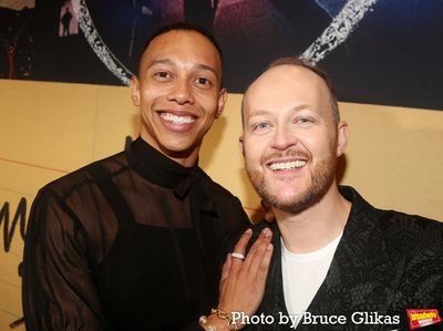 Callum Francis and Producer Michael Cassel Photo