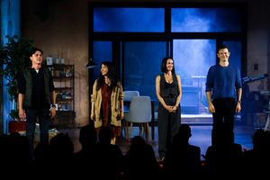 Finn Wittrock, Constance Wu, Anna Camp and Adam Rothenberg @ BroadwayWorld Finn Wittrock, Constance Wu, Anna Camp and Adam Rothenberg Photo