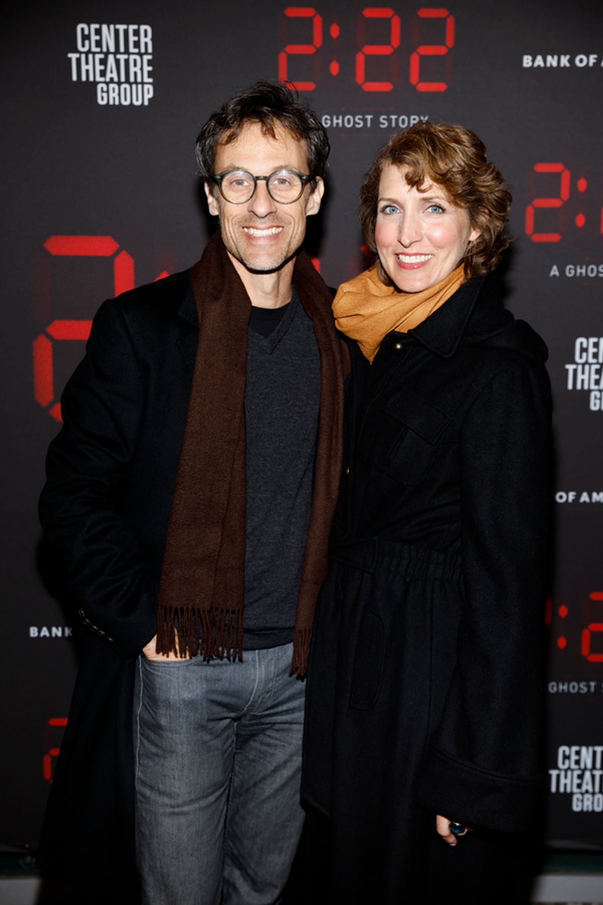 Henri Lubatti and Caroline Blakeslee at Photos: Go Inside Opening Night of Center Theatre Group's 2:22 A GHOST STORY at the Ahmanson Theatre