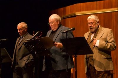 Nigel Fairs, Colin Baker, Terry Molloy Photo