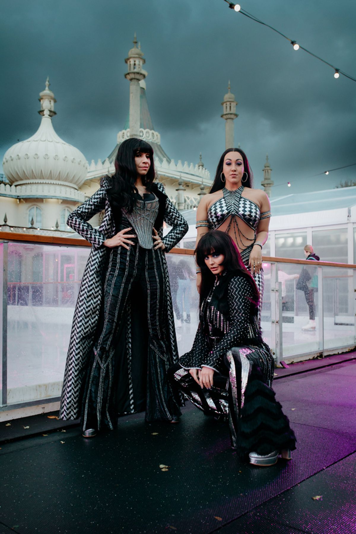 Debbie Kurup, Millie O'Connell, Danielle Steers at 