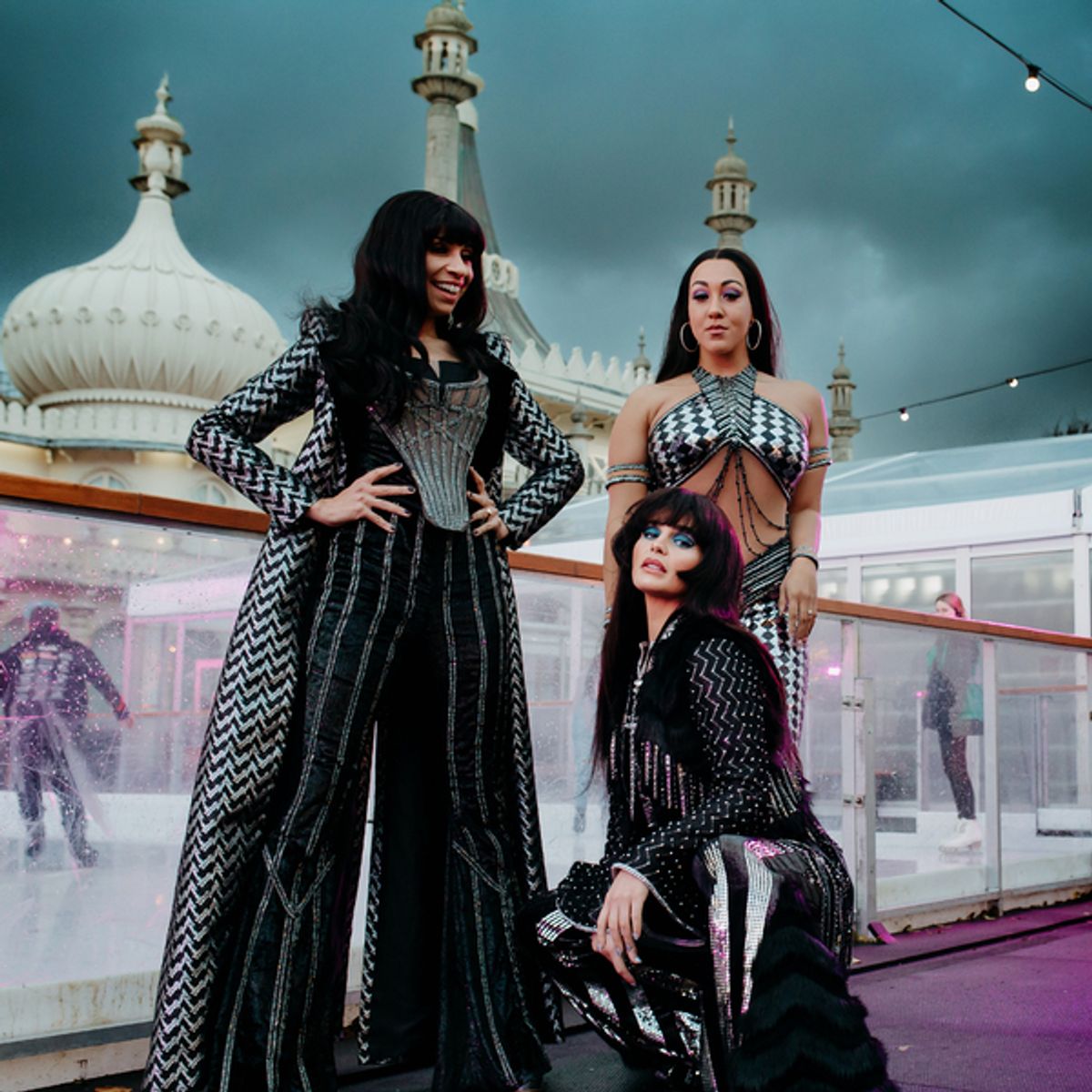 Debbie Kurup, Millie O'Connell, Danielle Steers at 