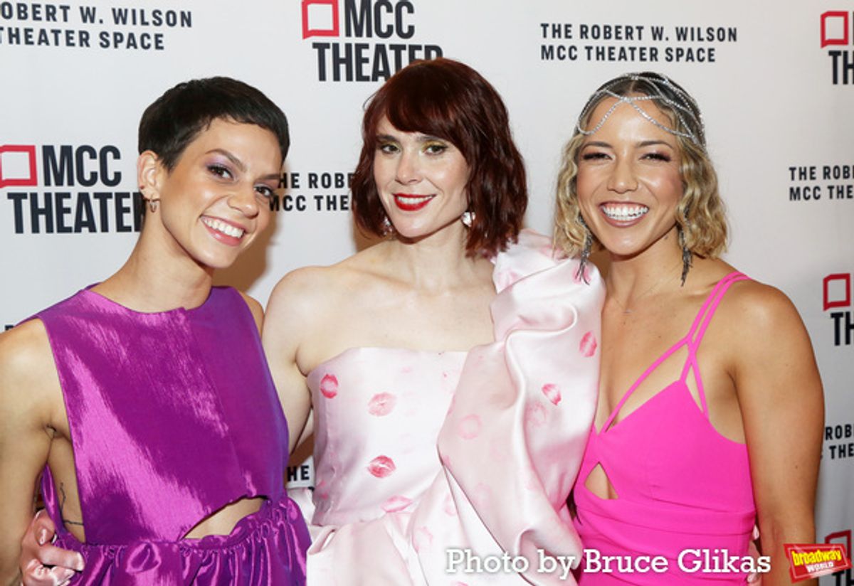 Gaby Diaz, Kate Nash and Morgan Marcel at 