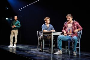 Jesse Williams, Bill Heck, and Michael Oberholtzer in Take Me Out @ BroadwayWorld Jesse Williams, Bill Heck, and Michael Oberholtzer in Take Me Out Photo