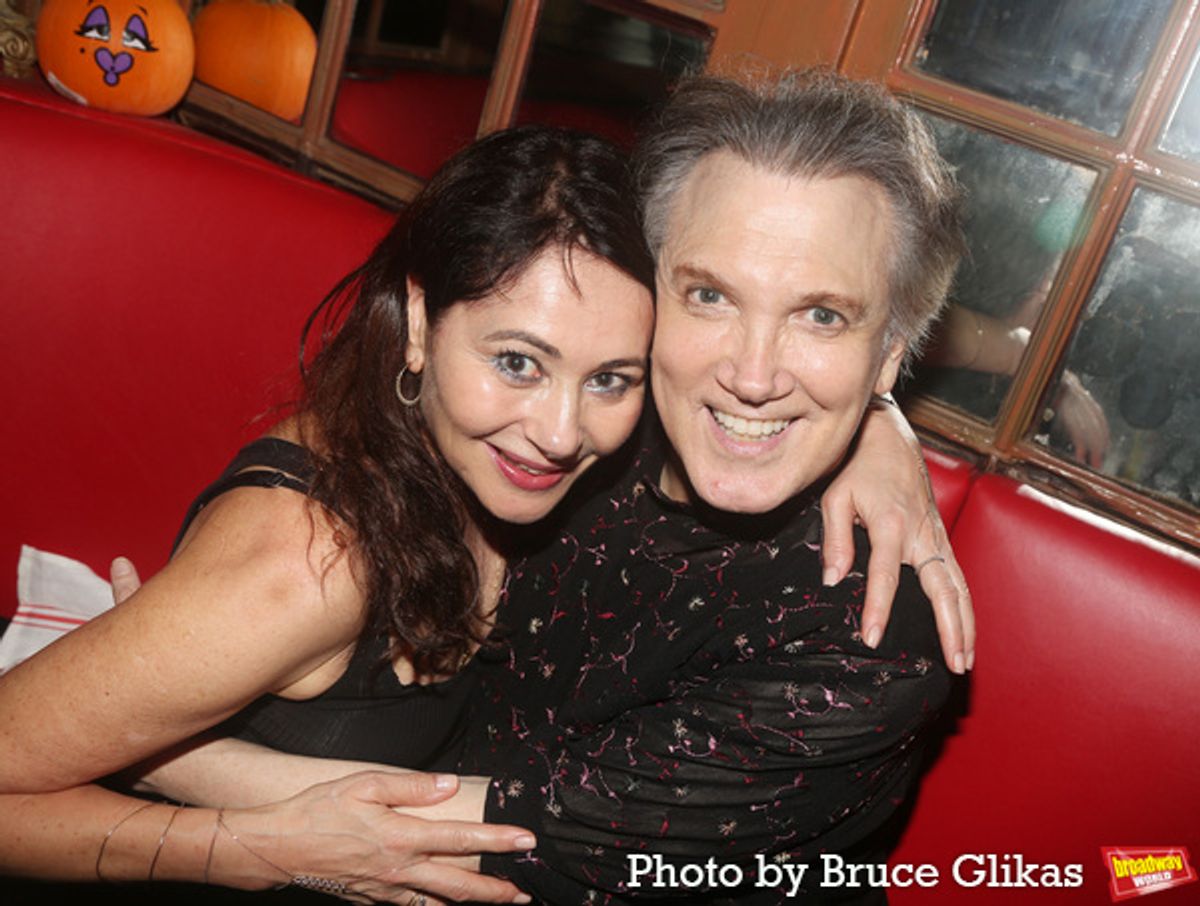 Frances Ruffelle and Charles Busch at 