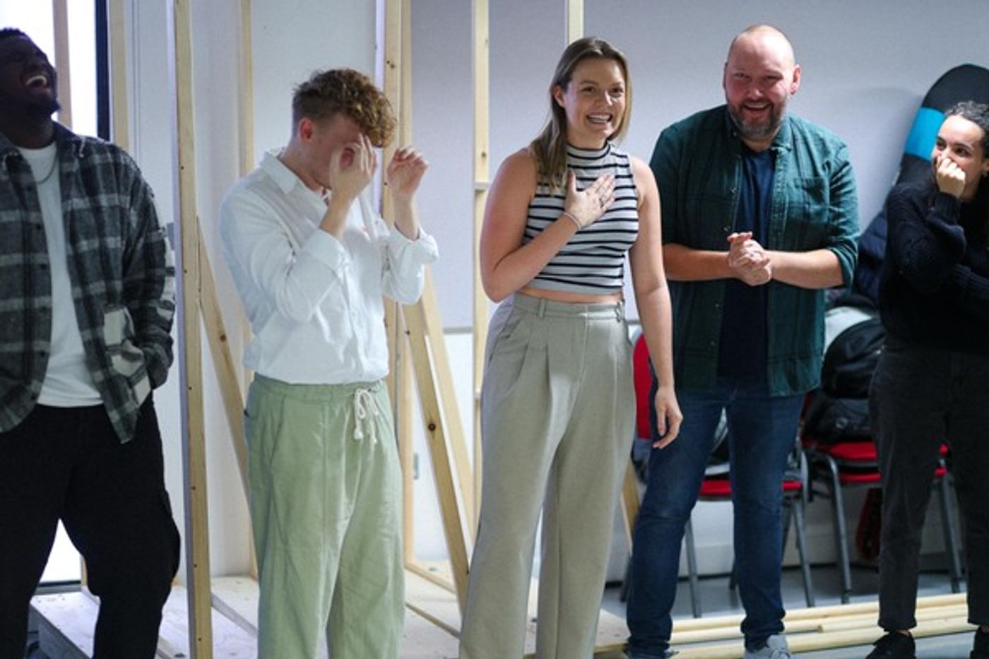 Photos/Video: First Look at Michael Luwoye and the Cast of MANDELA in Rehearsal  Image