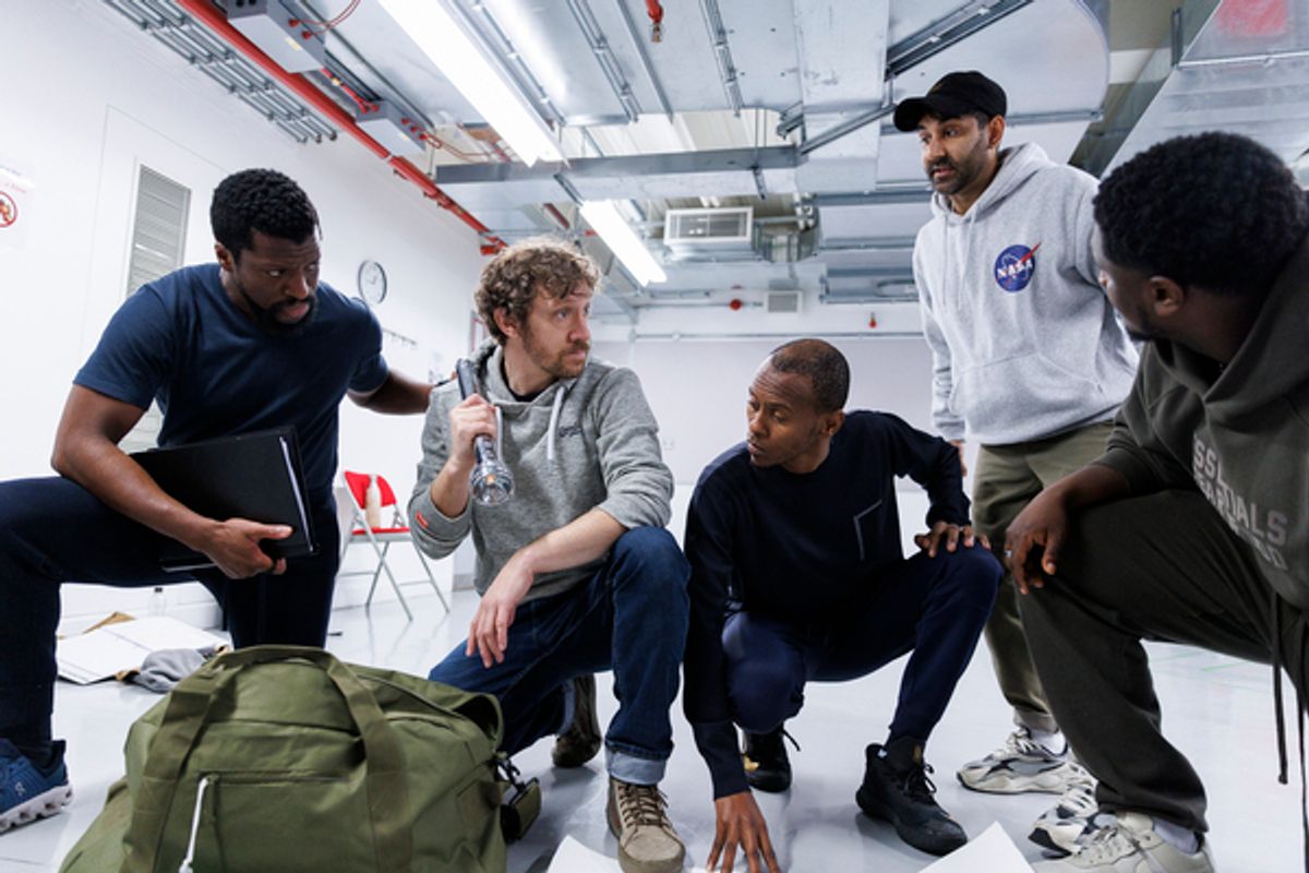 Michael Luwoye, Ryan O’Donnell, Ntsikelelo Nicholas, Shiv Rabheru Vani and Akmed Junior Khemalai at 