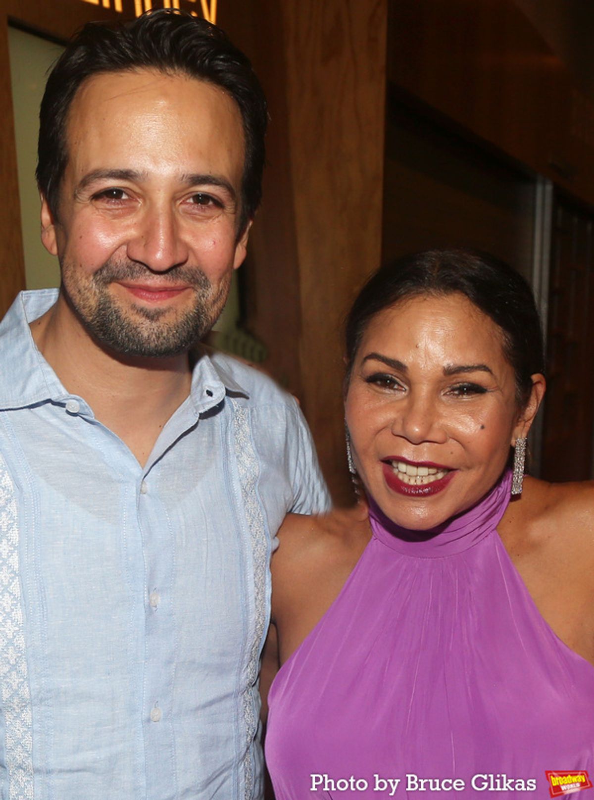 Lin-Manuel Miranda and Daphne Rubin-Vega at 
