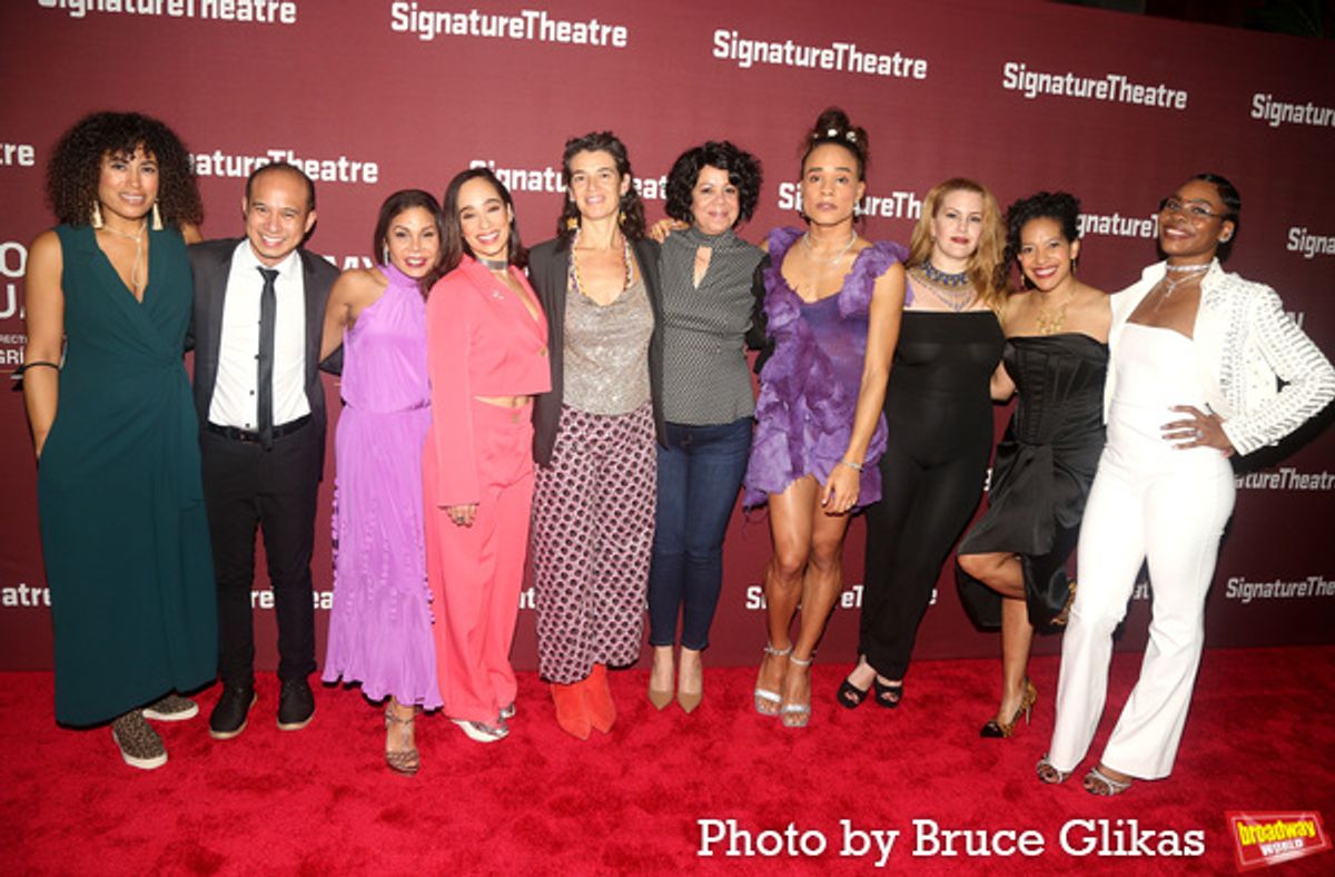 Yadira Correa, Justin Ramos, Daphne Rubin-Vega, Yani Marin, Quiara Alegria Hudes, Marilyn Torres, Samora la Perdida, Ariacne Trujillo Durand, Zabryna Guevara and Ebony Williams

 at 
