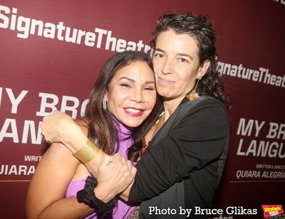Daphne Rubin-Vega and Quiara Alegría Hudes Photo