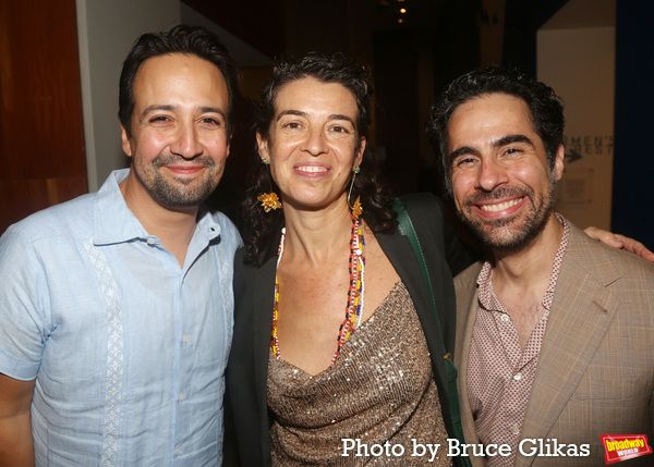 Lin-Manuel Miranda, Quiara Alegría Hudes and Alex Lacamoire  Photo