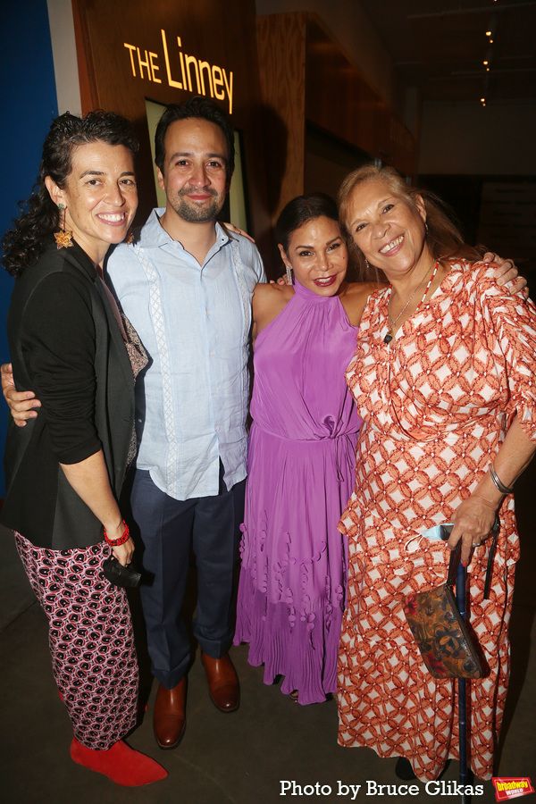 Quiara Alegría Hudes, Lin-Manuel Miranda, Daphne Rubin-Vega and Virginia Sanchez Photo