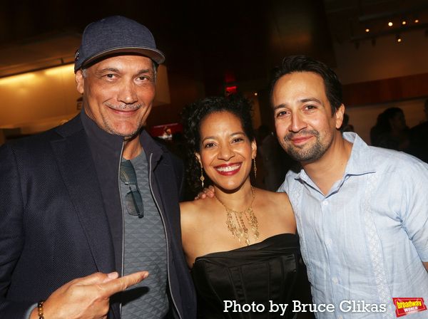 Jimmy Smitts, Zabryna Guevara and Lin-Manuel Miranda Photo