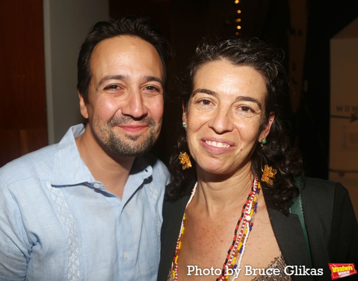 Lin-Manuel Miranda and Quiara Alegría Hudes at 
