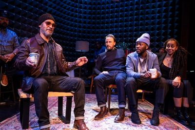 Martin Sola, Greg Keller, Leland Fowler, and Suzan-Lori Parks  Photo