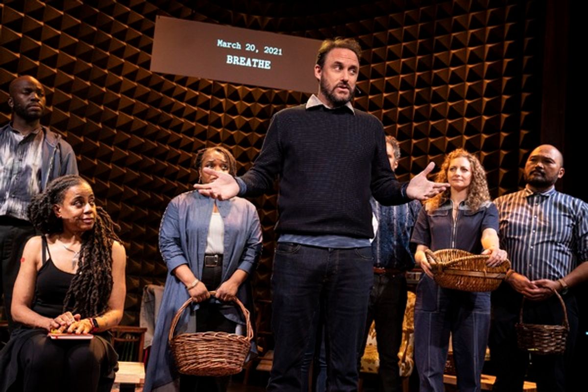 Greg Keller (center) and the cast  at 