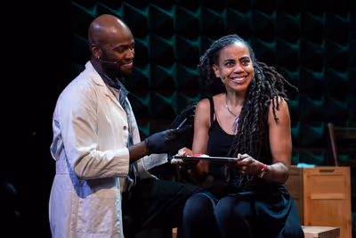 Leland Fowler and Suzan-Lori Parks  Photo