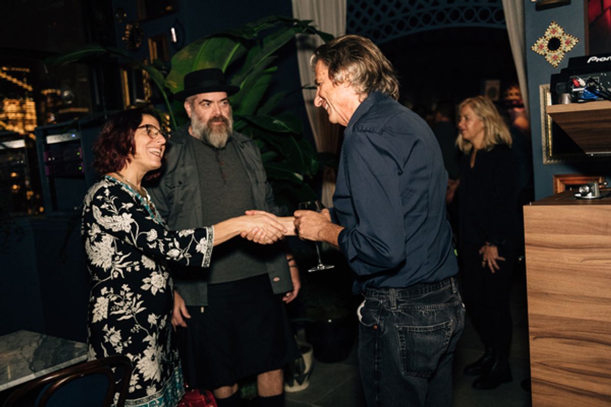 Vivaca Gardiner, David Gallo, David Rockwell at 