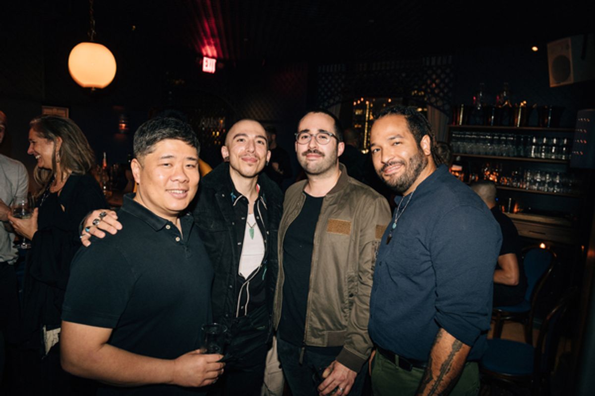 Wilson Chin, Lawrence Moten and Guests at 