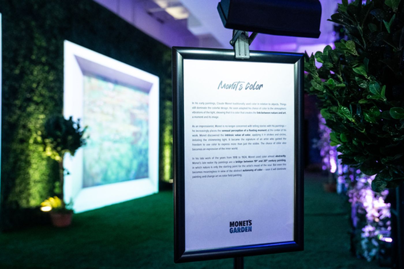 Photos/Video: First Look at MONET'S GARDEN THE IMMERSIVE EXPERIENCE  Image