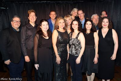 Tim Schall, Rene Pfister, Wendy Kaufman Harper, Jeff Harnar, Rachel Matz Hunter, Nanc Photo