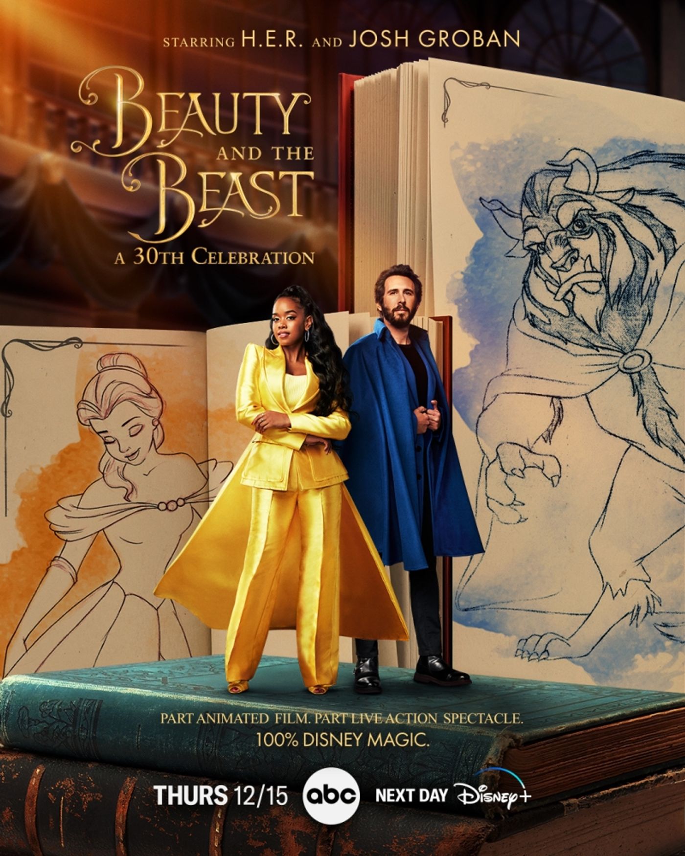 Photo: First Look at H.E.R. & Josh Groban in BEAUTY AND THE BEAST: A 30TH CELEBRATION  Image