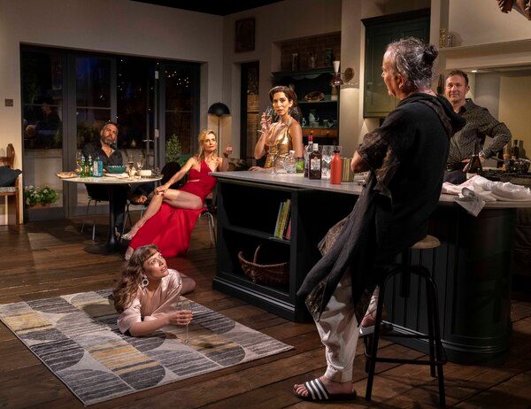 Photos: First Look at Timothy Hutton, Lisa Dwan & More in THE SEX PARTY at Menier Chocolate Factory — photo 1 of 15