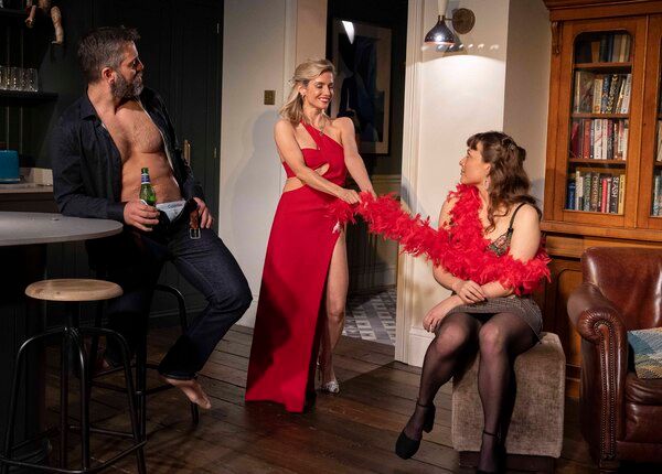 John Hopkins, Lisa Dwan, Molly Osborne Photo