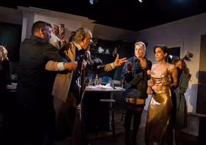 John Hopkins, Timothy Hutton, Kelly Price, Pooya Mohseni Molly Osborne Photo