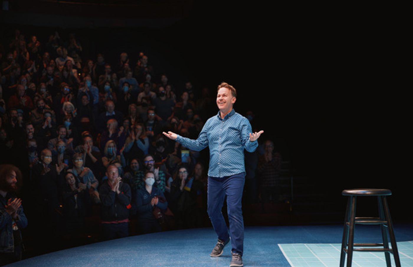 Photos: First Look at MIKE BIRBIGLIA: THE OLD MAN & THE POOL on Broadway  Image
