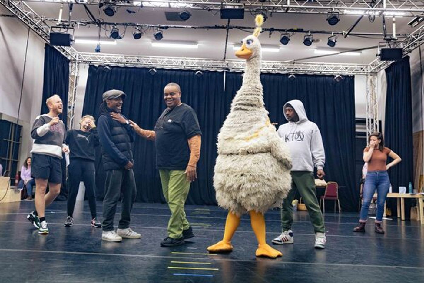 Photos: In Rehearsal For Hackney Empire's Christmas Pantomime MOTHER GOOSE  Image