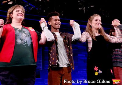 Bonnie Milligan, Justin Cooley and Victoria Clark Photo