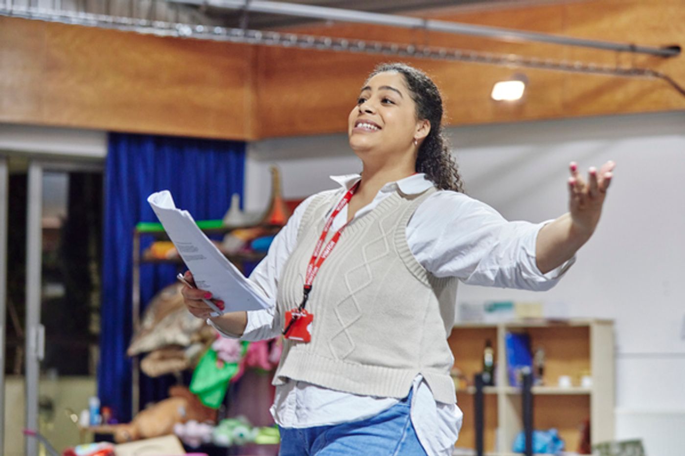 Photos: Go Inside Rehearsals for Wiltshire Creative's CINDERELLA Panto  Image