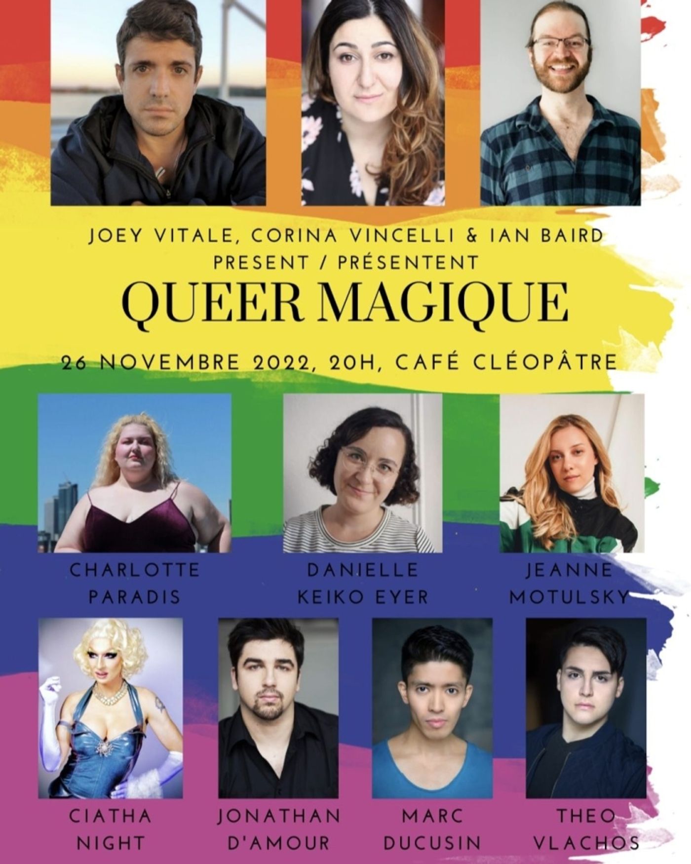 Previews: QUEER MAGIQUE: A CABARET EVENT at Café Cléopatra  Image