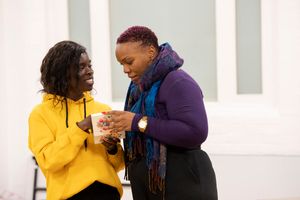 Faith Omole and Deborah Tracey @ BroadwayWorld Faith Omole and Deborah Tracey Photo
