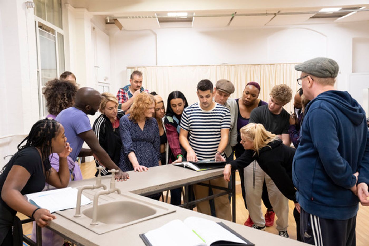 Photos: Go Inside Rehearsals for STANDING AT THE SKY'S EDGE at Sheffield's Crucible Theatre  Image