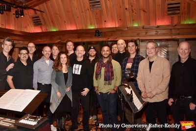 Patrick Vaccariello and Jim Laev with the musicians-Jack Schatz (Bass Trombone), alde Photo