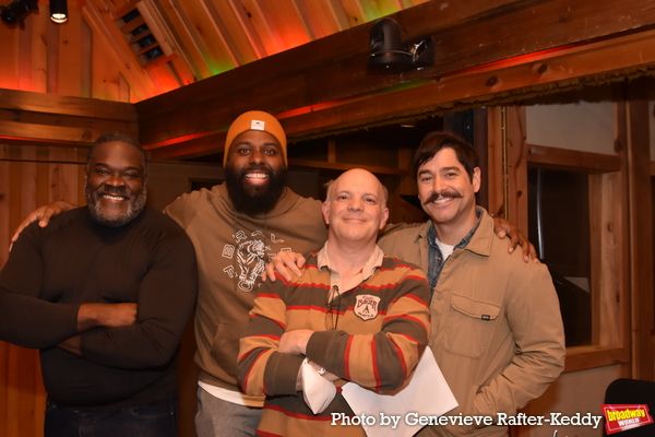 Phillip Boykin, Nicholas Ward, Eddie Korbich, and Daniel Torres Photo