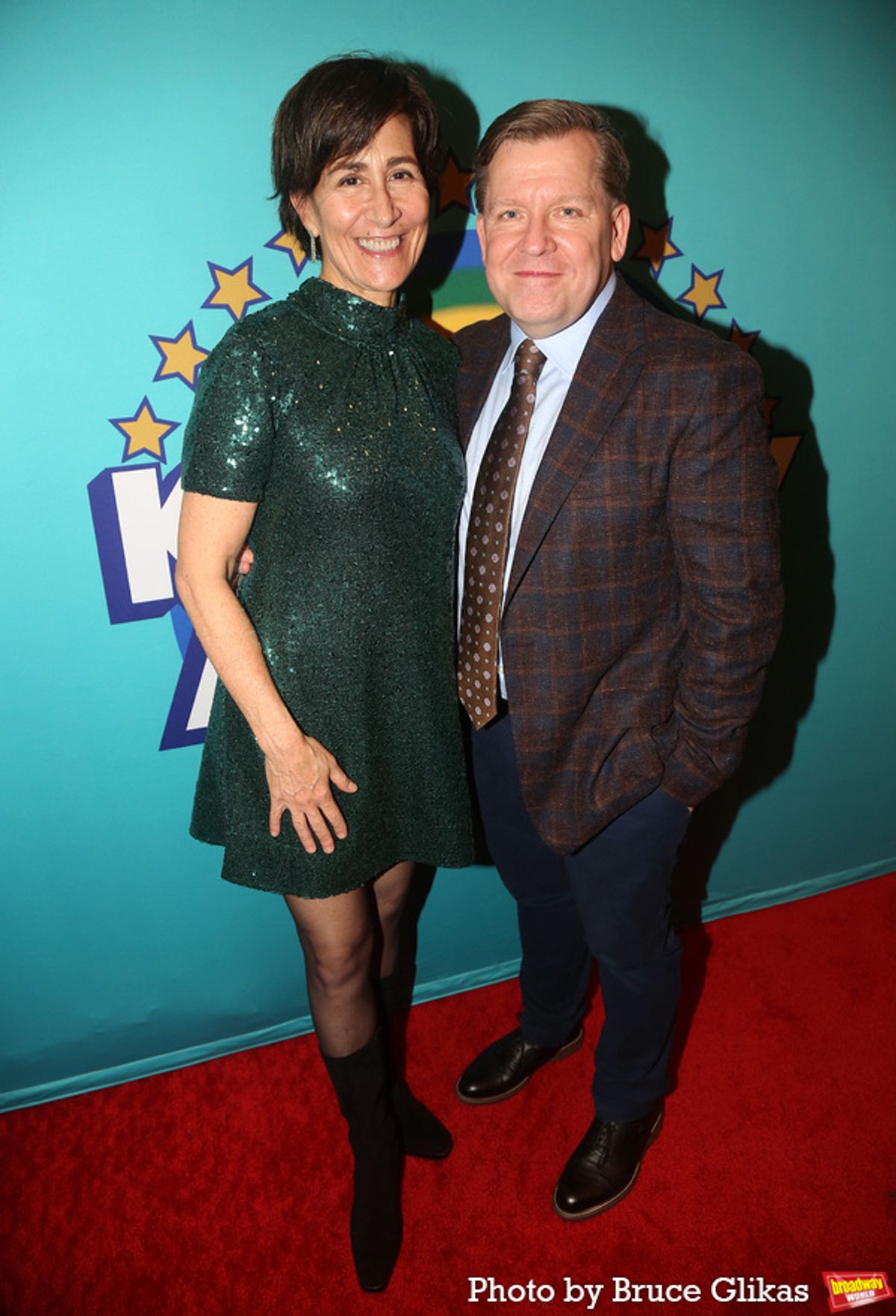 Composer Jeanine Tesori and Book Writer David Lindsay-Abaire at 