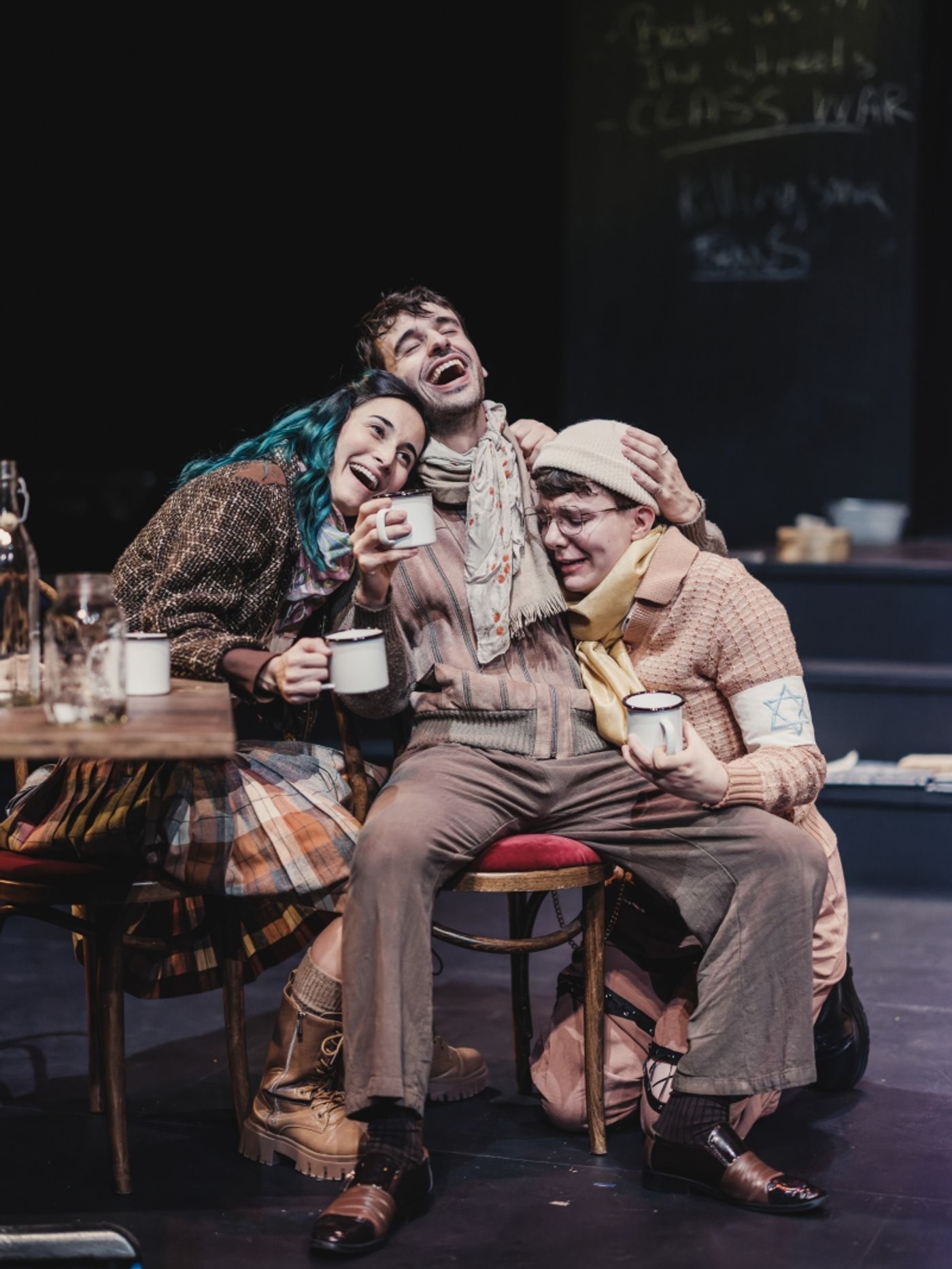 Brittany Kay, Ori Black and Billie Nell in Forever Young A Ghetto Story by Darrah Teitel directed by Sarah Kitz. Photo by Curtis Perry.