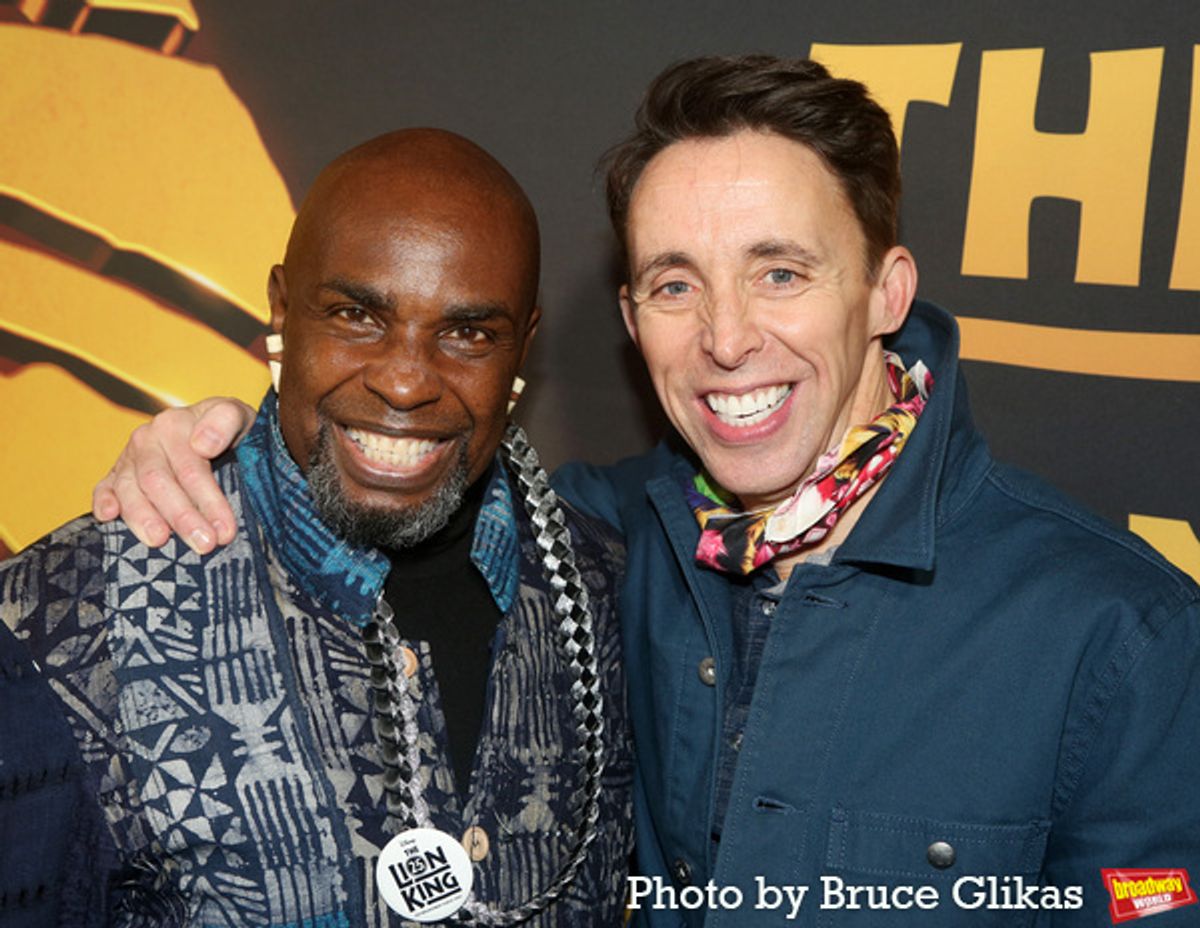 'The Lion King' Original Cast Members Stanley Wayne Mathis and Kevin Cahoon at 